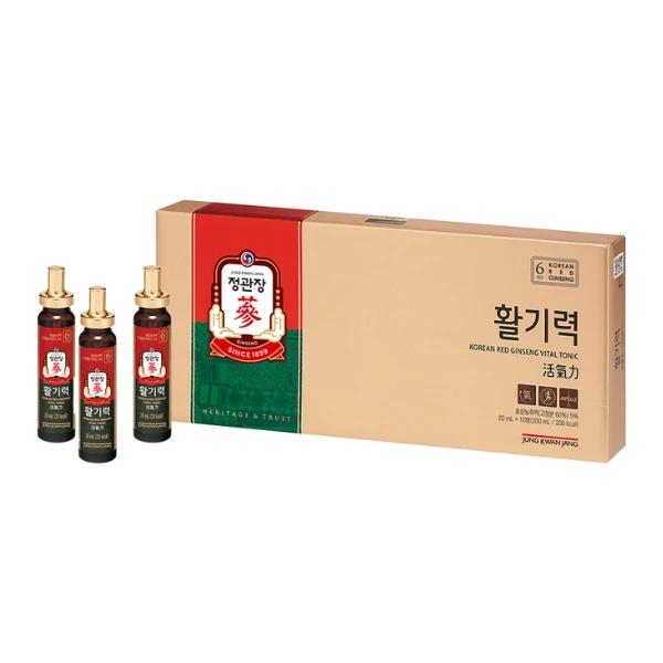 Nước uống hồng sâm Vital Tonic KGC Jung Kwan Jang - 10 ống x 20ml